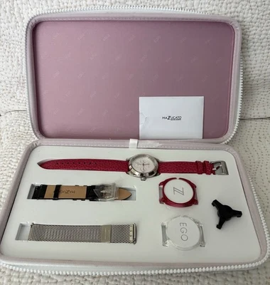 Juego de Reloj Mazzucato EGO Cuarzo Sin Usar con Correas, Biseles y Estuche Kit Completo Unisex Foto 1 de 4