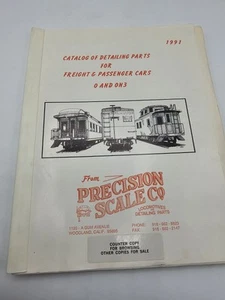 Precision Scale Co. Catalog - O & On3 Passenger & Freight Detailing Parts - Foto 1 di 2