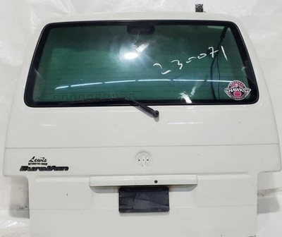 Puerta trasera maletero furgoneta blanca tracción delantera OEM 1999 00 01 02 2003 Volkswagen Eurovan Foto 1 de 4