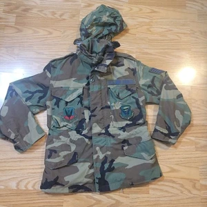 Vintage US Military Jacke Extra Small X-Short Camo Cold Weather Field Coat - Bild 1 von 11