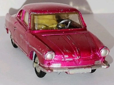 Vintage Corgi Toys NSU Sport-Prinz Mulberry Purple Great Britain 1962 Car Toy (C - Image 1 of 4