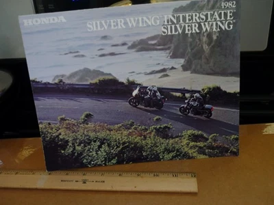 винтажный 1982 Honda Silver Wing GL500 продажи брошюра литература плакат 17 «x 22» - Изображение 1 из 4
