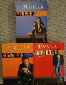 House M.D. Seasons 1–3 DVD Set – Hugh Laurie Medical Drama – Complete Box Sets - Picture 1 of 1