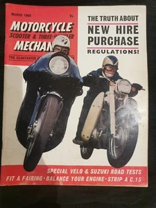 Motorcycle Mechanics Magazine MARCH 1965 VELO, SUZUKI, STRIP A C15 - Picture 1 of 6