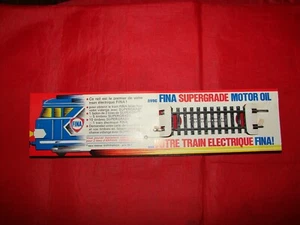 FINA JOUEF HO SCHIENE RECHTS 14 TRAVERSEN ELEKTRISCHER ZUG WERBUNG GARAGE  - Bild 1 von 2