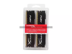 HyperX FURY 16GB (2x 8GB) Ram DDR3 1866 Desktop Memory Kit Model HX318C10FBK2/16 - Picture 1 of 5