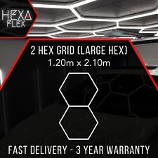LED Hexagon Lights, 2 Hex (L2A) - Workshop, Garage, Retail, Showroom, Detailing