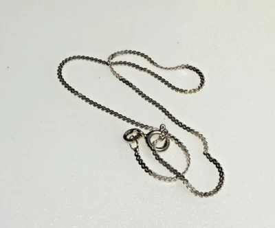 Sterling Silver 925 Bracelet Ankle Jewellery Ankle Chain 1.22g - Image 1 of 4