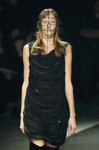 UNDERCOVER JUN TAKAHASHI Vintage Destroyed Strips Sleeveless Dress M S/S 06 - Picture 1 of 5