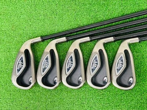Callaway Hawk Eye VFT Iron 3-9+PW+AW+SW RH Jv Hawk Eye Regular Flex G13007 - Picture 1 of 9