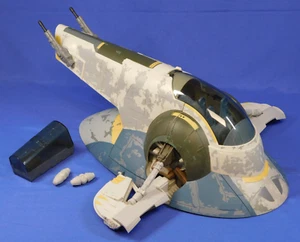 STAR WARS CLONE WARS SLAVE 1 AUS ULTIMATE BATTLE PACK KOMPLETT FAHRZEUG - Bild 1 von 7