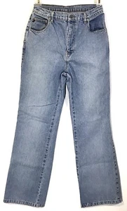 VTG 90s Ralph Lauren Jeans women 14x33 Boot Cut Light Wash Flared Mom Jeans - Picture 1 of 5