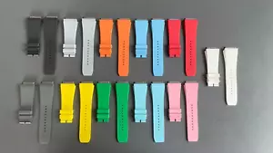 Correa de reloj de goma FKM para Richard Mille RM023 M tamaño - Imagen 1 de 21