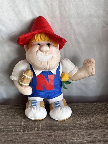 Vintage Stuffins 1995 Herbie Husker 12" Stuffed Plush Nebraska Cornhusker Mascot Cover