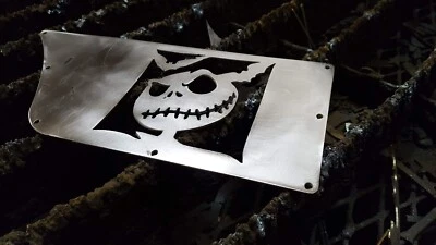 Cubierta de bolsillo Skellington Cubby Plate se adapta a 84-01 Jeep Cherokee XJ acero desnudo Foto 1 de 4