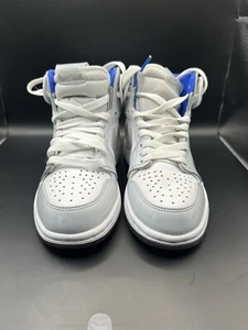 Nike Air Jordan 1 Zoom High Racer Blue/White Size 4.5 Youth - Picture 1 of 9