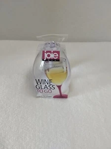 Joie Weinglas To Go kompakt persönlich Reisen mit weißem Stiel 7,44 Oz. Neu mit Etikett! - Bild 1 von 4