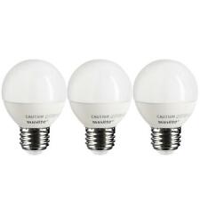 3 Pack Sunlite LED G16 Globe 7W 60W Equal Bulb Medium E26 Base Warm White