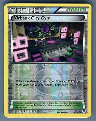 2012 Pokemon Card Black & White Plasma Storm Reverse Holo Foil Virbank City Gym