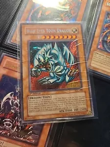 Yu-Gi-Oh! Juego de cartas coleccionables Blue-Eyes Toon Dragon Magic Ruler MRL-000 1ª edición secreto raro - Imagen 1 de 4