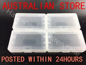 Clear Protective Game Storage Case Cover X4 For Nintendo GameBoy GBA GBM GBASP - Picture 1 of 2