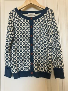Matilda Jane Windy City Cardigan Sweater Girls Secret Fields Striped Sz 6 *H1 - Picture 1 of 4