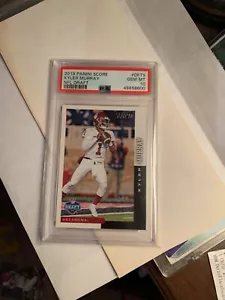 Tarjeta de novato PSA 10 💥 KYLER MURRAY RC 2019 Panini Score NFL Draft gema como nueva DFT-9 - Imagen 1 de 2