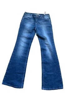 Justice Premium Jeans Womens 18R Distressed Light Wash Denim Jeans Rockstar Fade - Picture 1 of 4