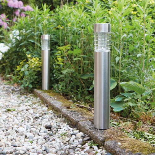 LED Solar Post Lights Tacoma PACK OF 2 Pathway Luxform Lighting Energy Efficient