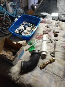 Plumbing plumber assortment faucet lines fittings Take All. FREESHIP in USA - Picture 1 of 12