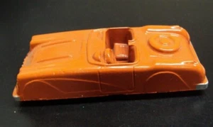 Vintage MIDGETOY Rockford ILL giocattolo in metallo USA ~ arancione auto convertibile ~ 2 7/8 x 1 1/8 - Foto 1 di 7