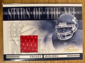 2006 Playoff Prestige Priest Holmes Patch #NFL-8Stars of the NFL Jerseys Chiefs - Picture 1 of 2