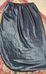 Vintage Farr West Satin Black Half Slip Barbizon Wondermaid Lady lynne Size M - Picture 1 of 1