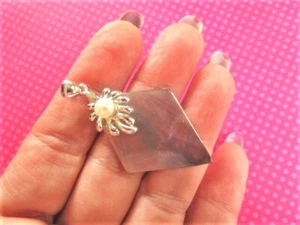 Vintage abalone shell pearl pendant - Picture 1 of 2