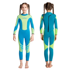 3mm Kids' Wetsuit Neoprene Shorty Back Zip Suit Surf Scuba Snorkeling Dive Suit - Picture 1 of 12