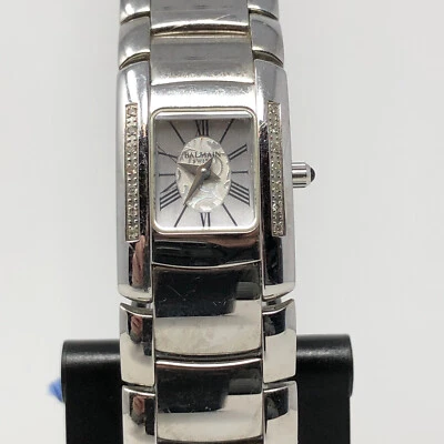 Reloj Balmain Diamante Mujer Pulsera Cuarzo Suizo Acero Inoxidable Pulsera ANTIGUO STOCK Foto 1 de 4
