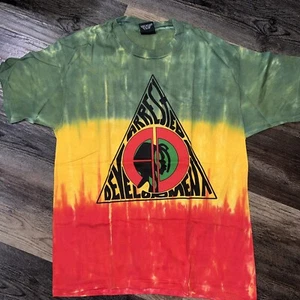 ARRESTED DEVELOPMENT  VINTAGE 90s giant  T SHIRT TIE DYE RASTA XL NEW - Picture 1 of 4
