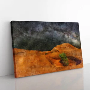 Canyon Stars Canvas Wall Art Print Framed Picture Home Decor Living Room Bedroom - Picture 1 of 6