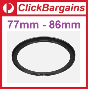 77mm to 86mm Step Up Metal Camera Lens Filter Adapter Ring / Stepping 77-86 mm - Picture 1 of 3
