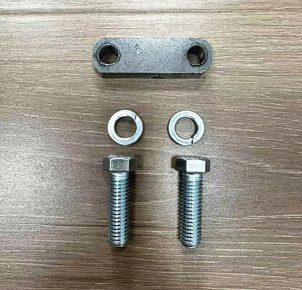 58-64 Chevy Impala & 63-82 Corvette Lower Control A-Arm Nut Plate & Bolts - Image 1 of 3