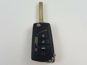ORIGINAL TOYOTA 18-24 OEM FLIP KEY LESS ENTRY REMOTE FOB UNCUT ALARM BLANK 12BFB