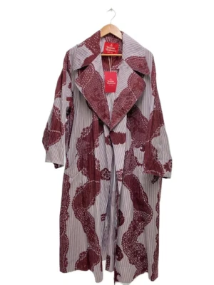 Vivienne Westwood Тренч многоцветный хлопок полоски размер M б/у из Японии - Изображение 1 из 4