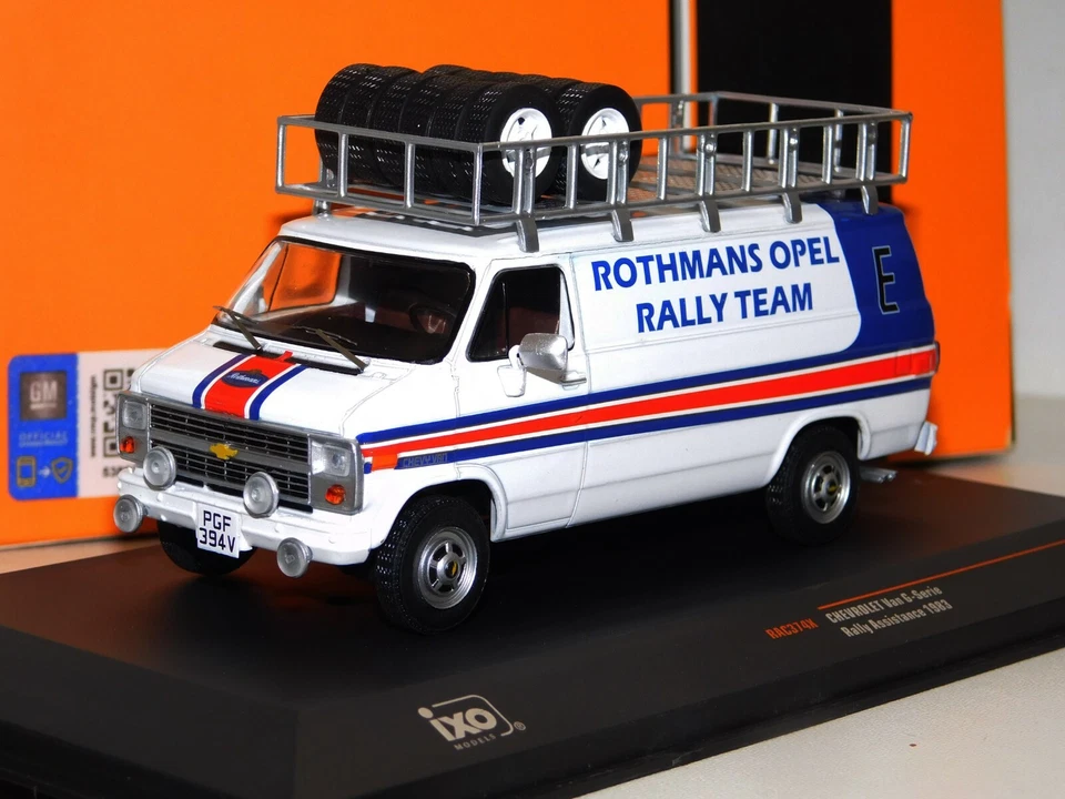 CHEVROLET VAN ROTHMANS TEAM RALLY ASSISTANCE 1983 IXO RAC374X 1/43 - Immagine 1 di 1