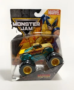 NEW 2025 Monster Jam Marvel WOLVERINE Series 04 Truck Toy Figure ~ 1:64 Scale - Picture 1 of 6
