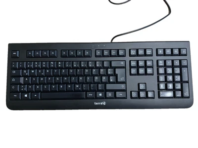CHERRY JK-0800 USB Tastatur QWERTZ (DE) – mit Numblock – Terra OEM /Modell JG-08 - Bild 1 von 4