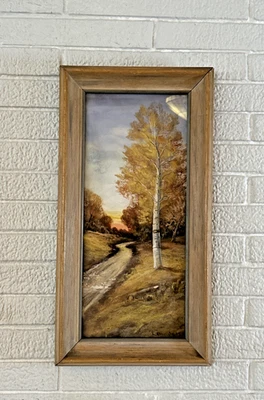 Pintura Original PASTELES TIZA FIRMADA Paisaje 10X20 Foto 1 de 4