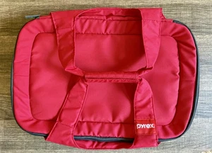 Pyrex Insulated Carrying Case Hot Cold Bag Glass Dish - 3QT 9x13 Red Gray - Picture 1 of 2