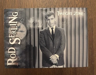 2000 Twilight Zone Series 2 Next Dimension Rod Serling Insert Card #RS1 QUASE PERFEITO - Imagem 1 de 3
