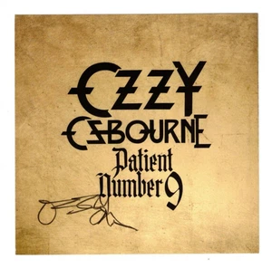 Ozzy Osbourne Patientennummer 9 CD mit handsignierter handsignierter Einsteckkarte - Bild 1 von 5