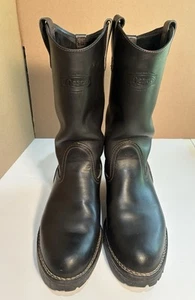 Wesco 13” Black Leather Boots 9D - Picture 1 of 10